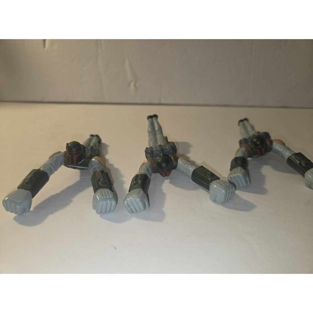 1996 Applause Vintage Star Wars Boba Fett Jet Pack Flying Mandalorian Set of 3